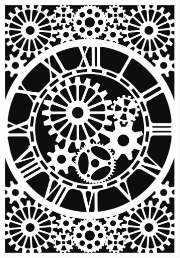 Stencil - Like Clockwork (8x5 inch)